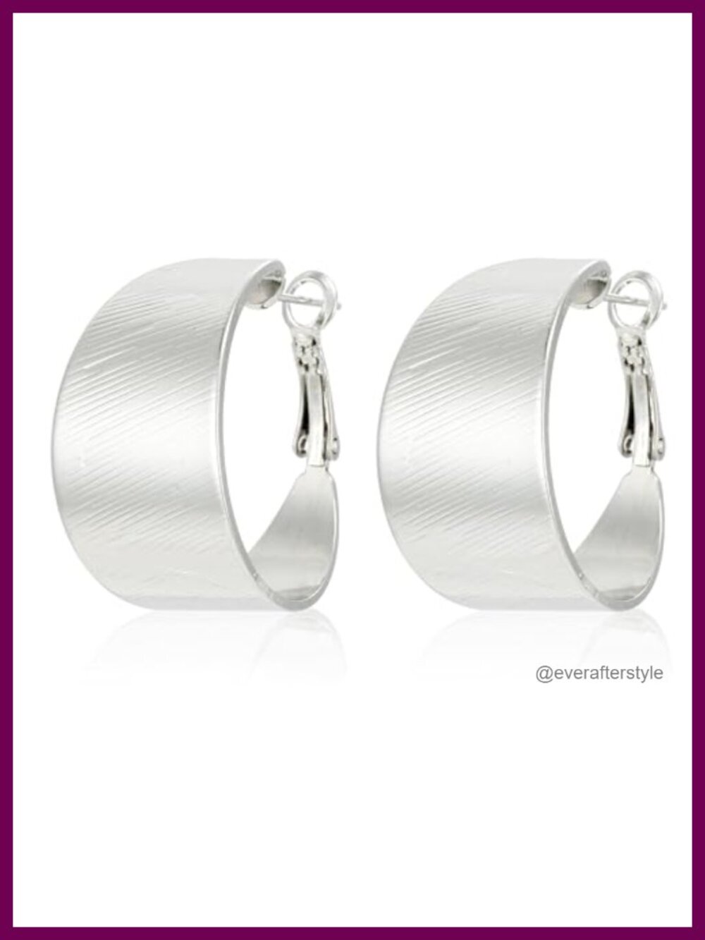 14K Gold Plated Chunky Hoop Earrings Large Thick Statement